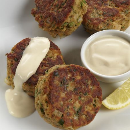 Salmon Patties (Chicken of the Sea)