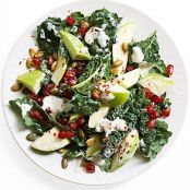 Rocco DiSpirito's Crunchy Kale, Apple & Pomegranate Salad