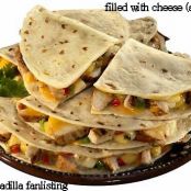 Slimmed down quesadillas