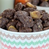 Salted Caramel Brownie Brittle™ Muddy Buddies - Brownie Brittle