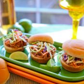 Tequila Lime BBQ Pork Sliders