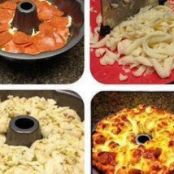 Entree: Kid-Friendly Pepperoni & Mozzarella Monkey Bread