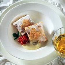 Lemon Pasta Envelopes with Cream Cheese Filling