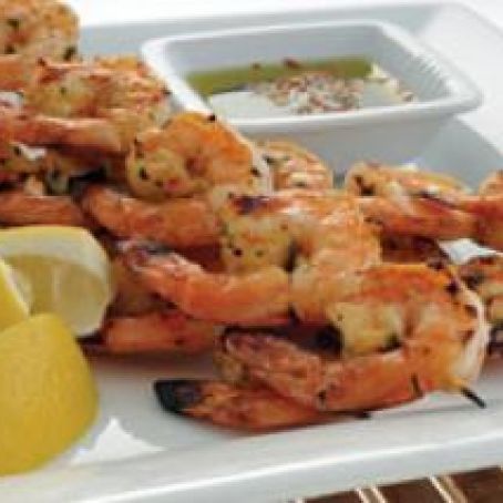 Charcoal Grilled Shrimp