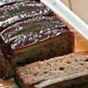 Caramelized banana loaf cake