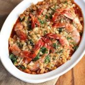 Baked Shrimp w/Tomatoes and Feta