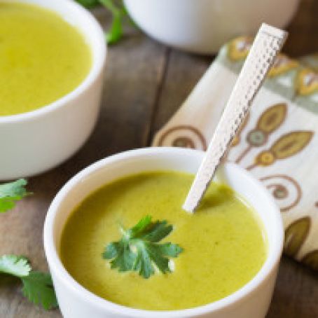 Creamy Poblano Pepper Soup