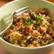 Ground Beef Risotto