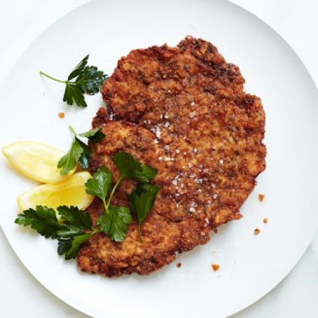 Pretzel-Crusted Pork Schnitzel