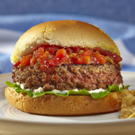 Juicy Salsa Burgers