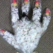 Hand Halloween Snack