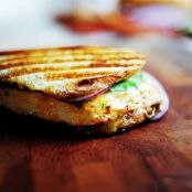 Grilled Chicken Sandwich with Apricot Sauce