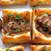 Gruyere, Mushroom, & Caramelized Onion Bites