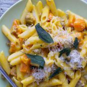 Penne with Butternut Squash and Sausage