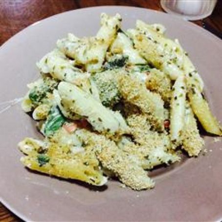 Pesto Chicken Penne Casserole