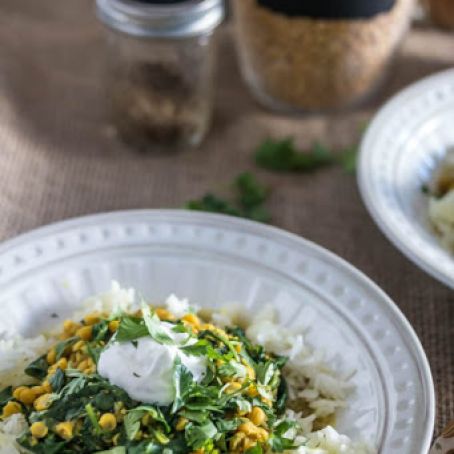 Pressure Cooker Dal With Spinach
