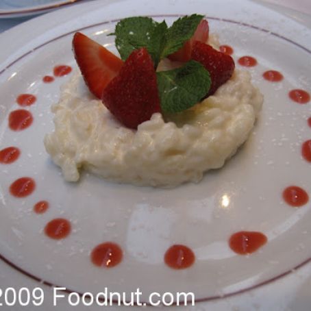 Tapioca rice pudding