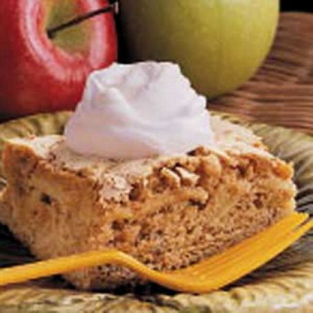 Apple Walnut Snack Cake