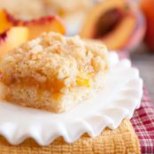 Peach Crumb Bars
