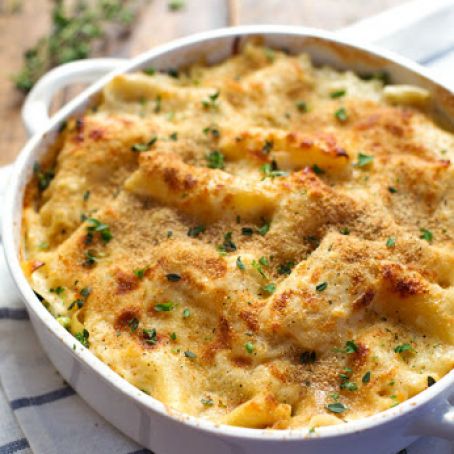 Garlic Parmesan Chicken Lasagna Bake