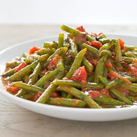 Mediterranean Braised Green Beans