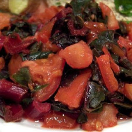 Paleo Chard with Tomatoes