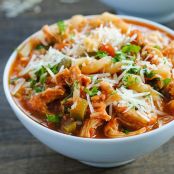 Slow Cooker Chicken Parmesan Soup