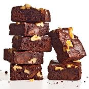 Classic Fudge Walnut Brownies