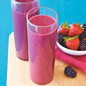 Ginger, Berries, and Oats Smoothie