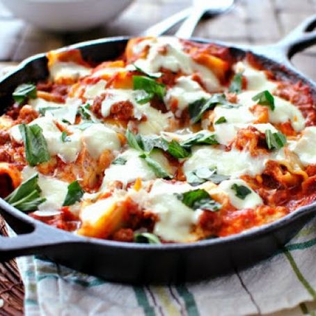 Easy Skillet Lasagna