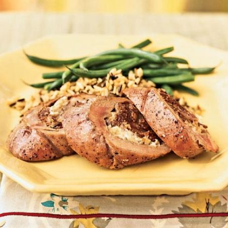 Fig and Blue Cheese-Stuffed Pork Tenderloin