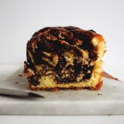 Chocolate Walnut Brioche Babka