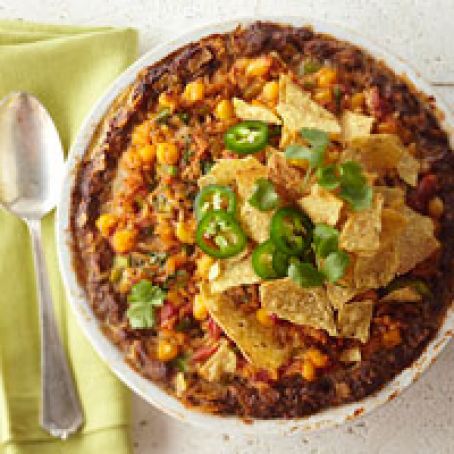 Deep Dish Mexican Meaqt Loaf Pie
