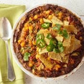 Deep Dish Mexican Meaqt Loaf Pie