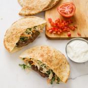 Spiced Beef Pitas