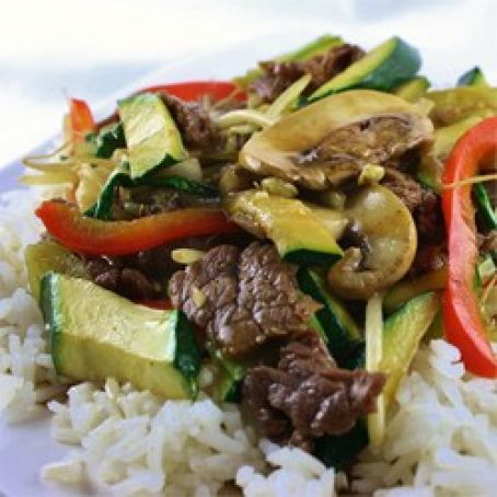Asian Beef with Snow Peas
