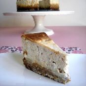 Banana & Caramel Cheeseless Yoghurt Cheesecake