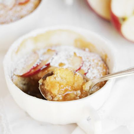 Caramel Apple Self-Saucing Pudding Cake