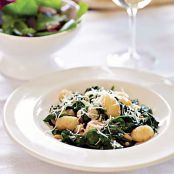 Brown Butter Gnocchi with Spinach and Pine Nuts