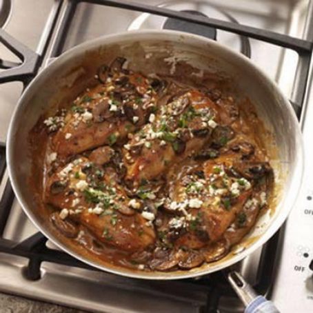 Chicken Marsala with Gorgonzola