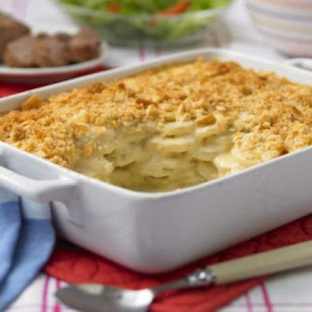 Crumb-topped Potato Bake