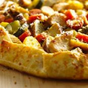 Chicken, Mediterranean Vegetable Galette