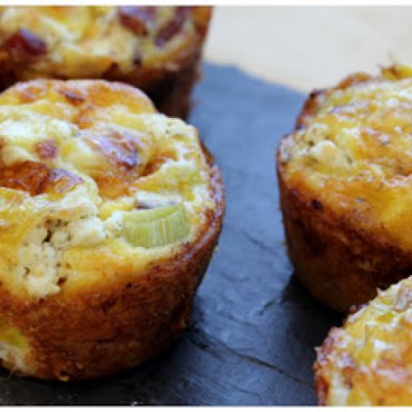 Sweet Potato Leek & Bacon Egg Tottins {Trader Joe's}