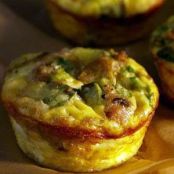 Mushroom & Sausage Quiche Mini