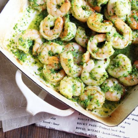 Shrimp In Green Sauce
