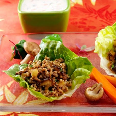 Thai Pork Lettuce Wraps