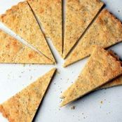 Orange-Poppy Seed Shortbread Wedges Recipe | Real Simple Recipes