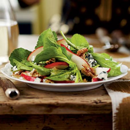 Arugula,Pear,Blue Cheese Salad