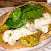 Baked Falafel with Tahini Tzatziki Sauce