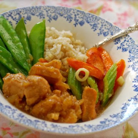 Hawaiian Pineapple Chicken with Rice